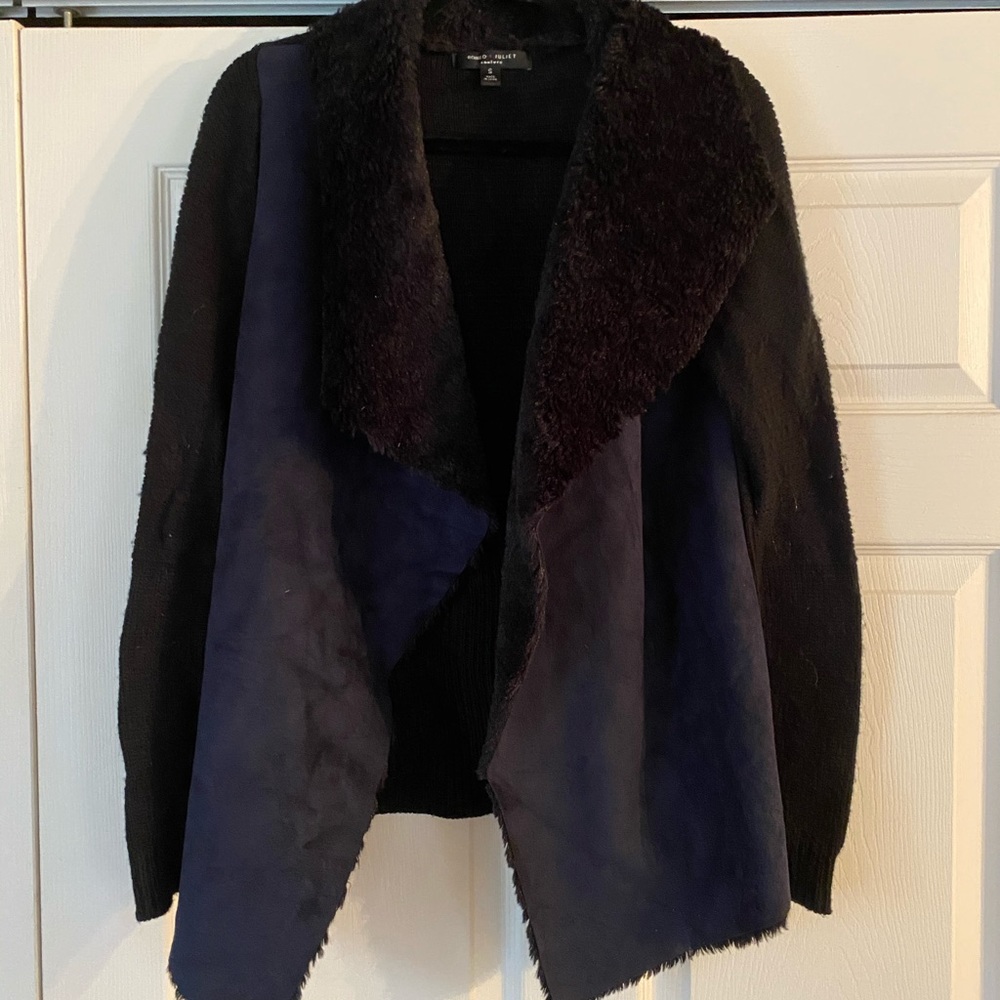 Navy and Black Sweater